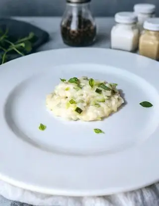Ricetta Risotto zucchine, robiola e basilico di osteriadalele