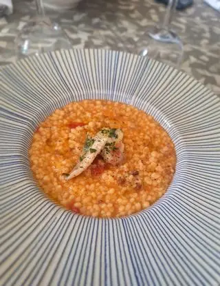 Ricetta Fregula con filetti e brodo di gallinella di osteriadalele