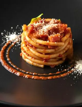 Ricetta Bucatini all'amatriciana di osteriadalele