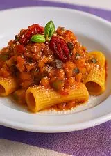Ricetta Rigatoni al ragù di verdure
