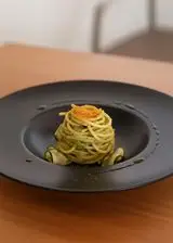 Ricetta Spaghetti crema di zucchine e bottarga
