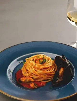 Ricetta Spaghettini con le cozze in rosso di osteriadalele