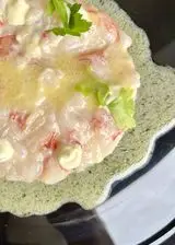 Ricetta Tartare gamberi rosa e kiwi giallo