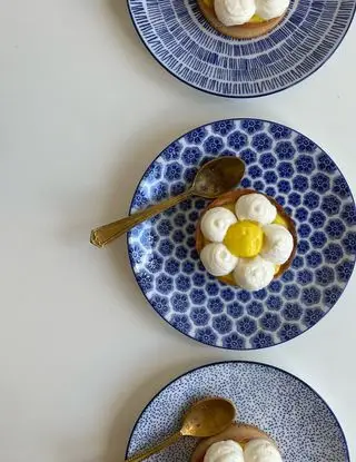 Ricetta CROSTATINE CREMA AL LIMONE E RICOTTA di cucinandomidiletto