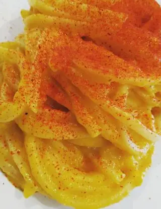 Ricetta Trighetto alla crema di peperoni gialli e paprika affumicata di cucinadinamica