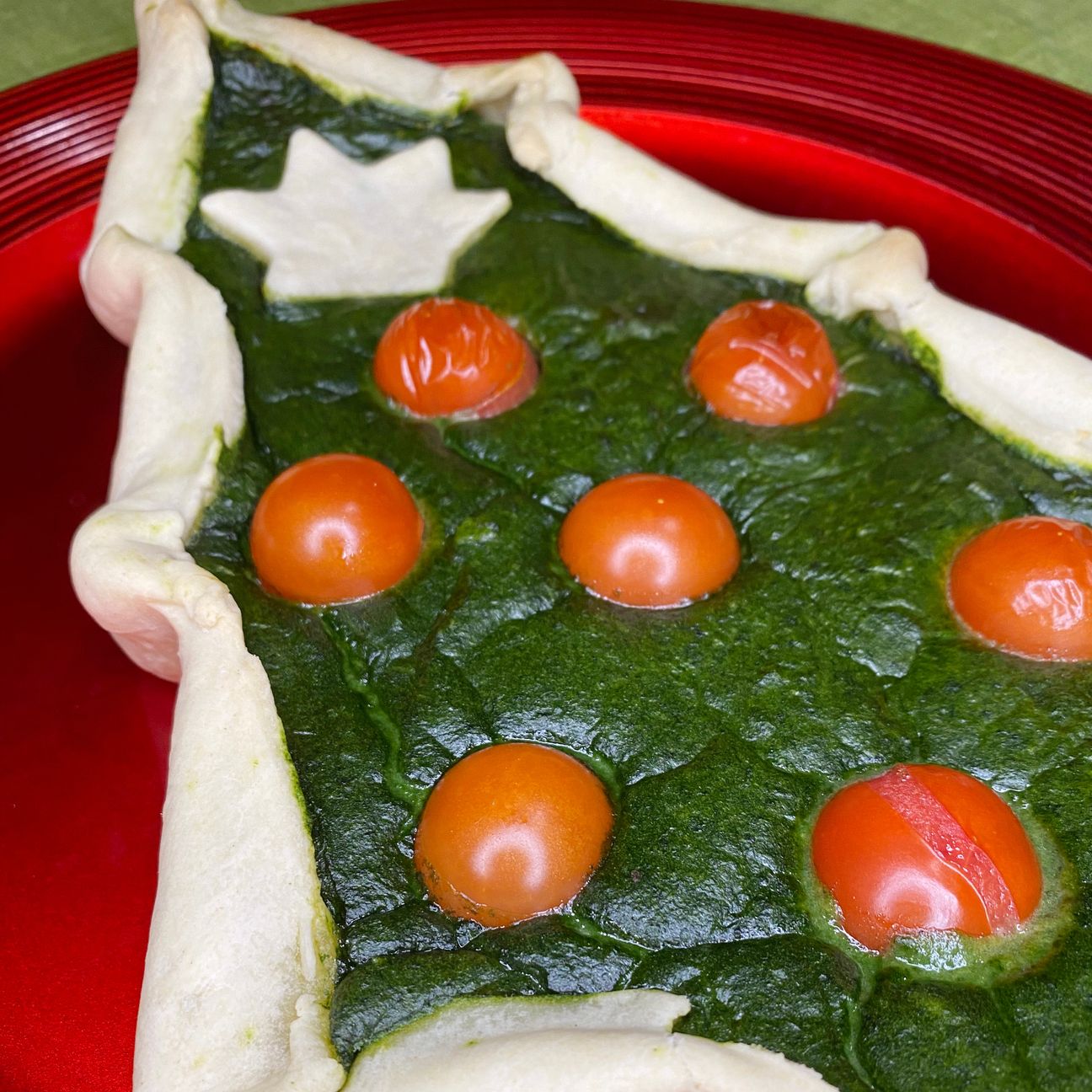 Tortino albero agli spinaci e robiola
