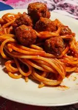 Ricetta Spaghetti con sugo dì polpetta di carne