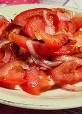 Ricetta Insalata di pomodori con cipolla