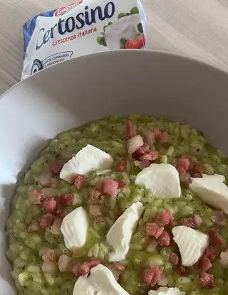 Ricetta Risotto crema di zucchine, pancetta e certosino Galbani di unasicilianaincucina