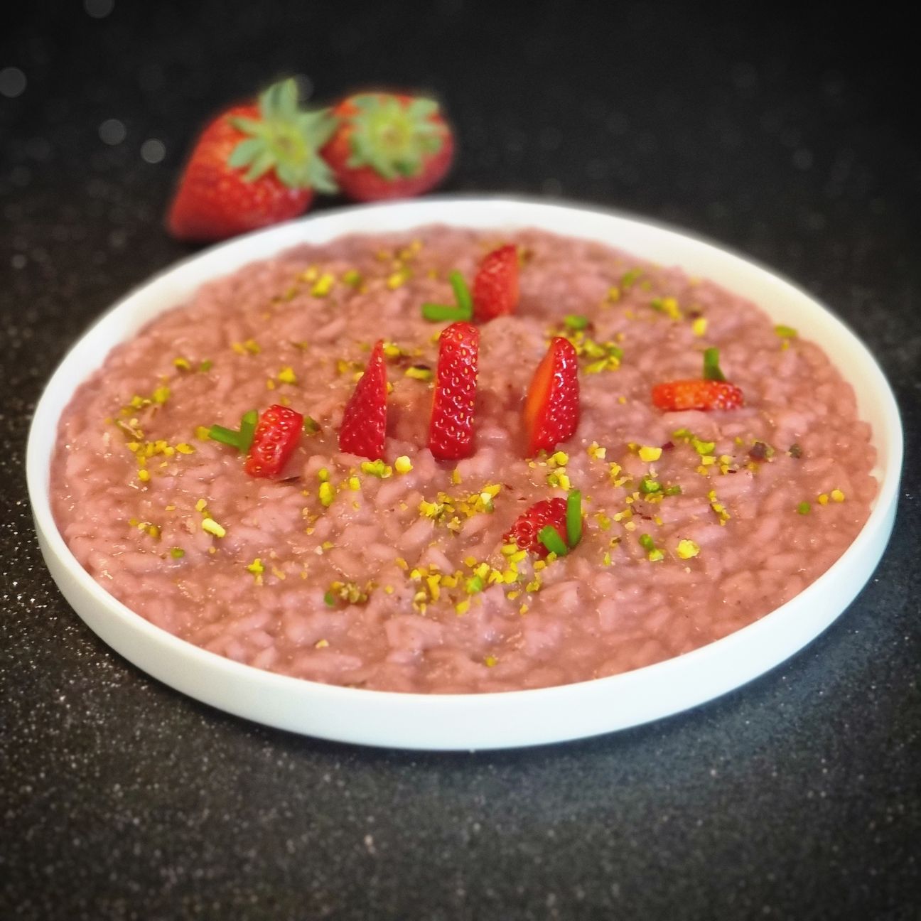 Risotto alle fragole e gorgonzola