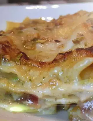 Ricetta Lasagne al pistacchio con speck e provola di marilena7