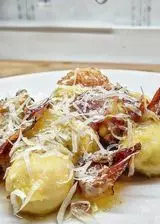 Ricetta GNOCCHI RIPIENI CON CREMA DI PORRO E SPECK CROCCANTE