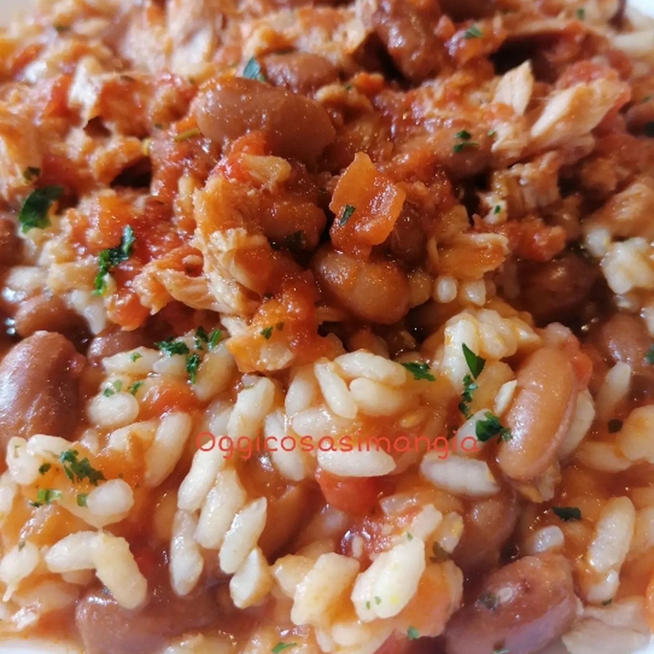 Risotto Tonno e Fagioli