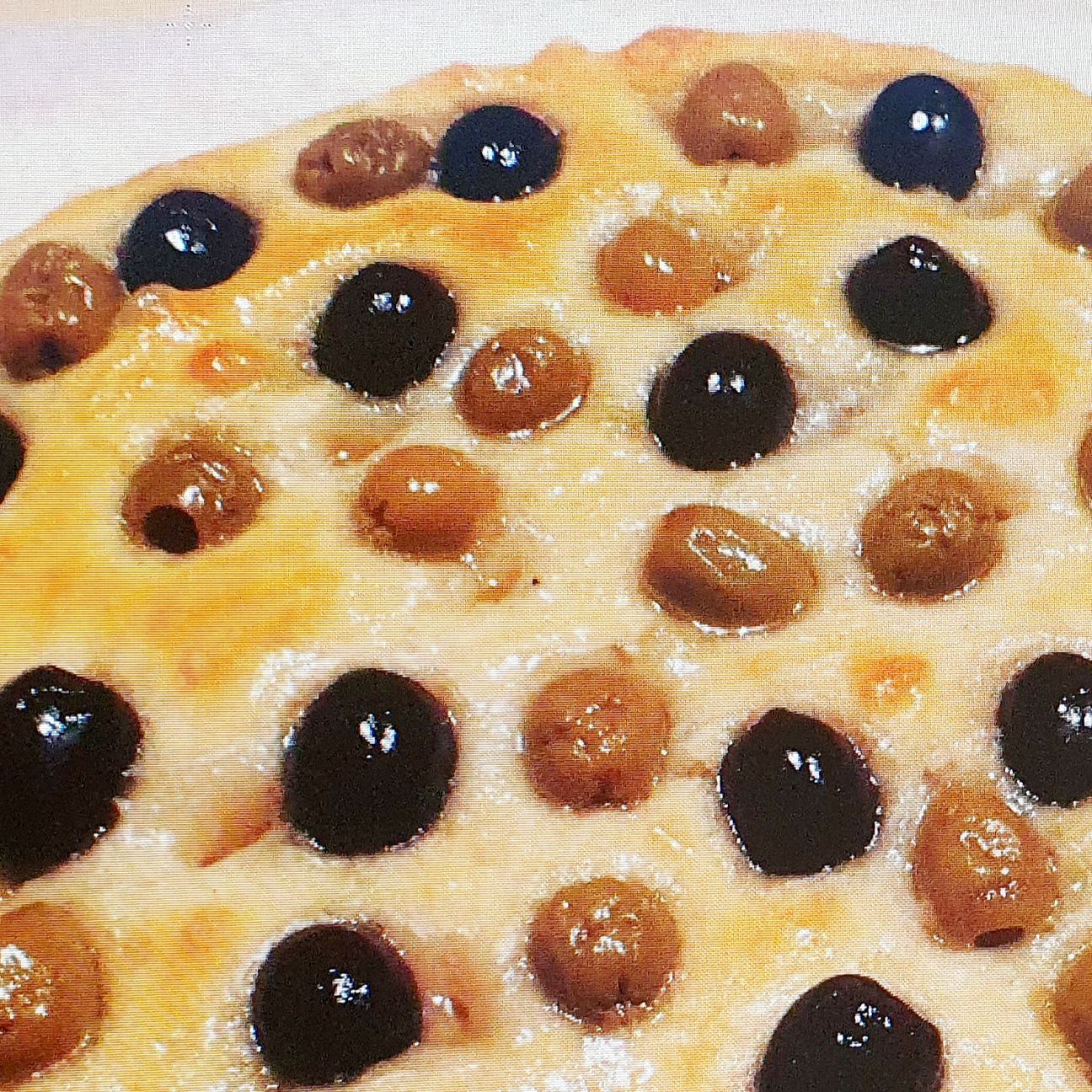 Focaccia con olive