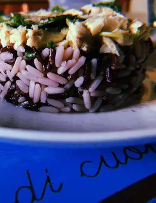 Ricetta Insalata di riso "Black and white"  di Ali.98312