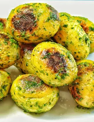 Ricetta Patate novelle arrosto al pesto di stefanoriccifoodblog