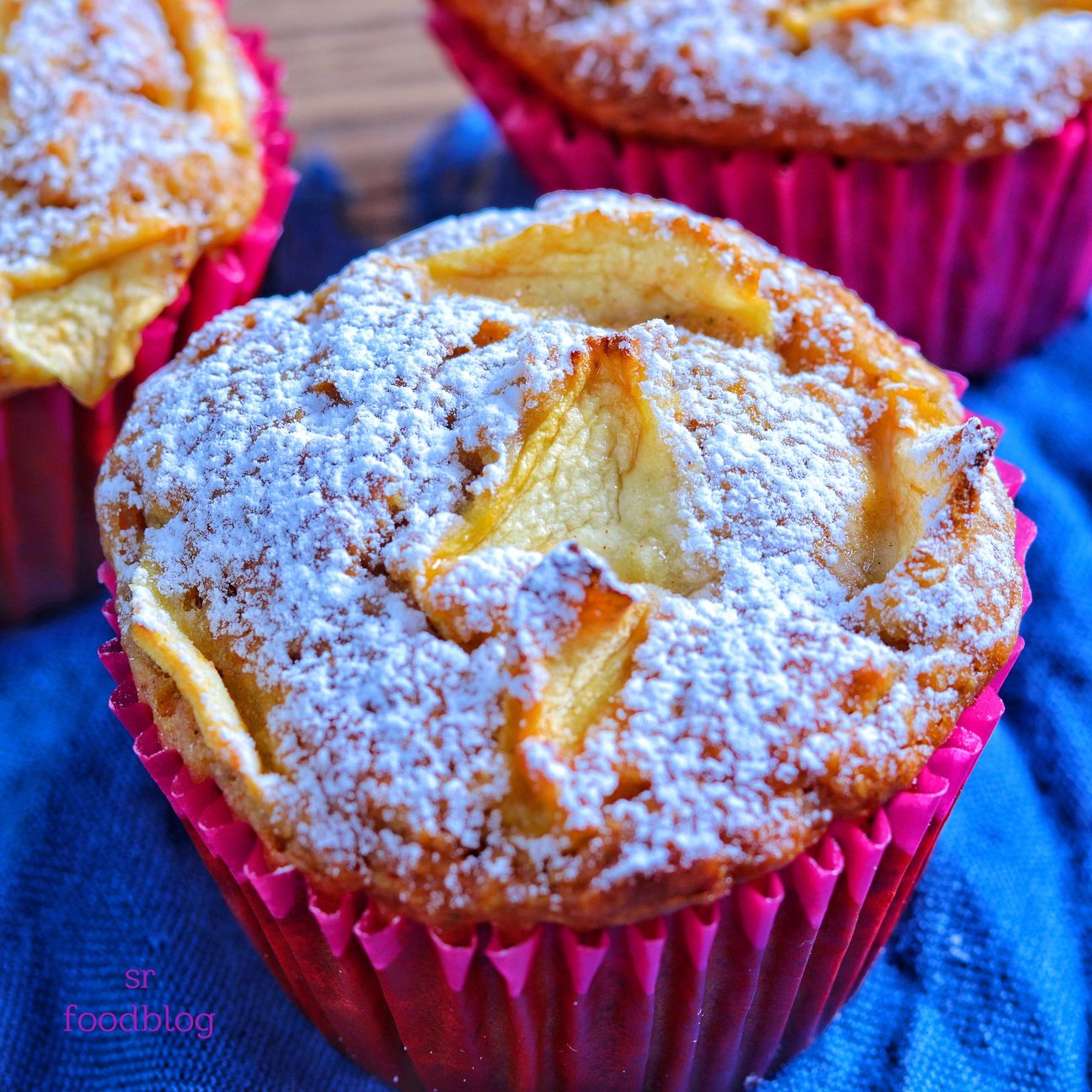 Muffin integrali mele e cannella senza burro