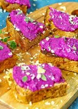 Ricetta Crostini con crema di cavolo rosso