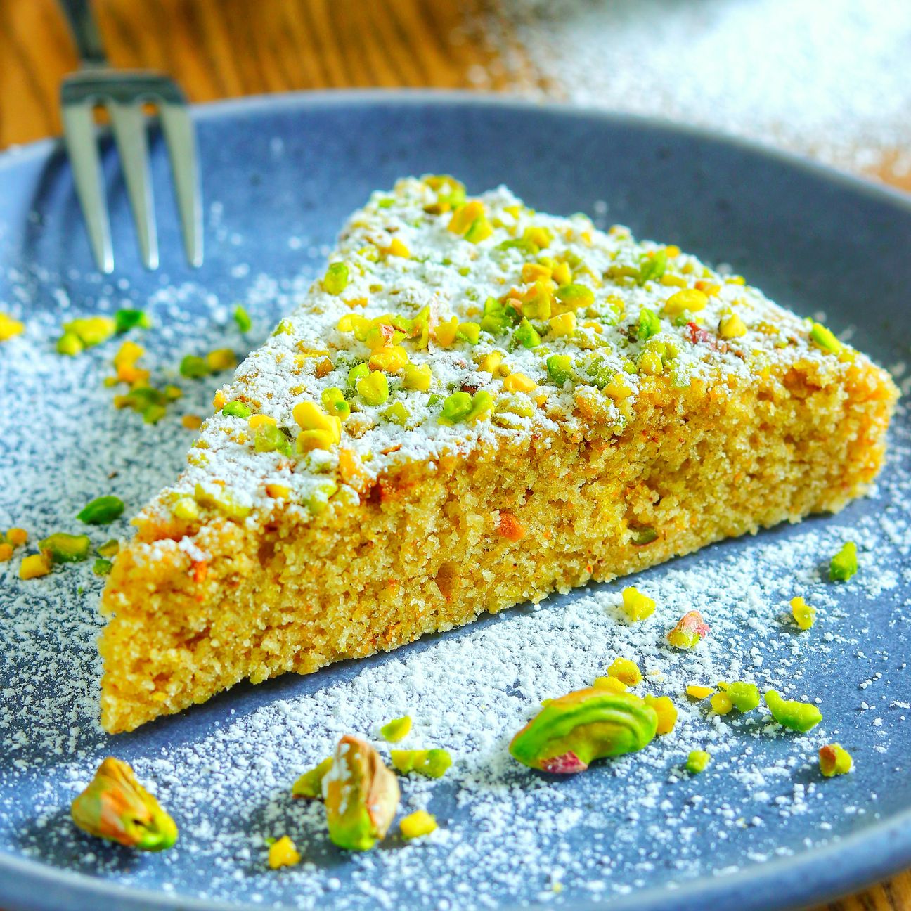 Torta veganfit al pistacchio