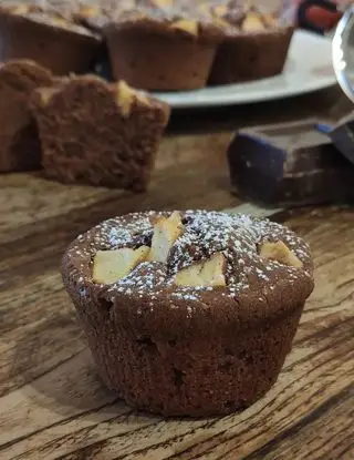 Ricetta Muffins cioccolato e mele di madehomeblog