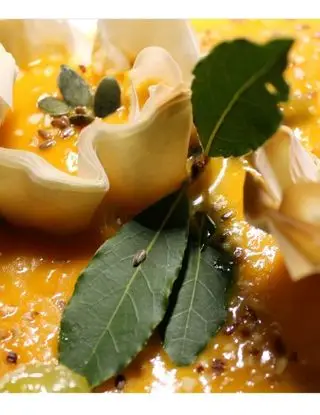 Ricetta Rose di pasta fillo con crema di zucca di imieiduepapaincucina