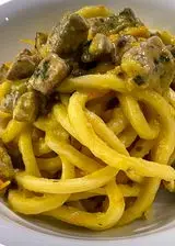 Ricetta Troccoli con tonno e datterino giallo