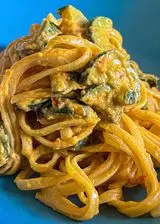 Ricetta Linguine con zucchine, datterino e philadelphia