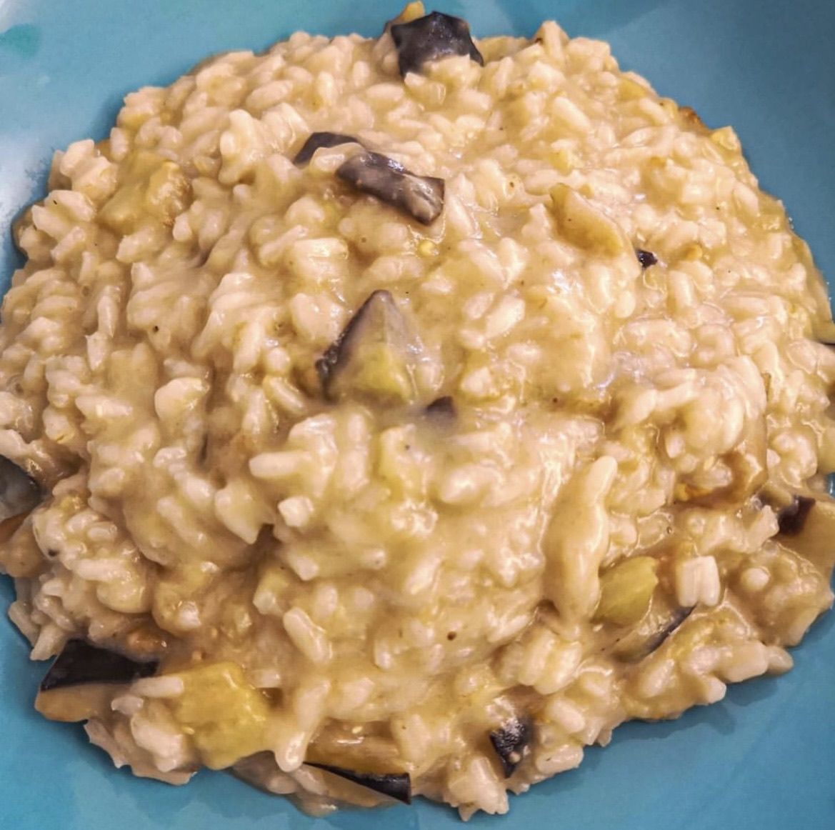 Risotto melanzane e asigo