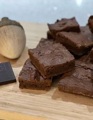 Ricetta Brownies senza lattosio al cioccolato con farina integrale di aamyy16