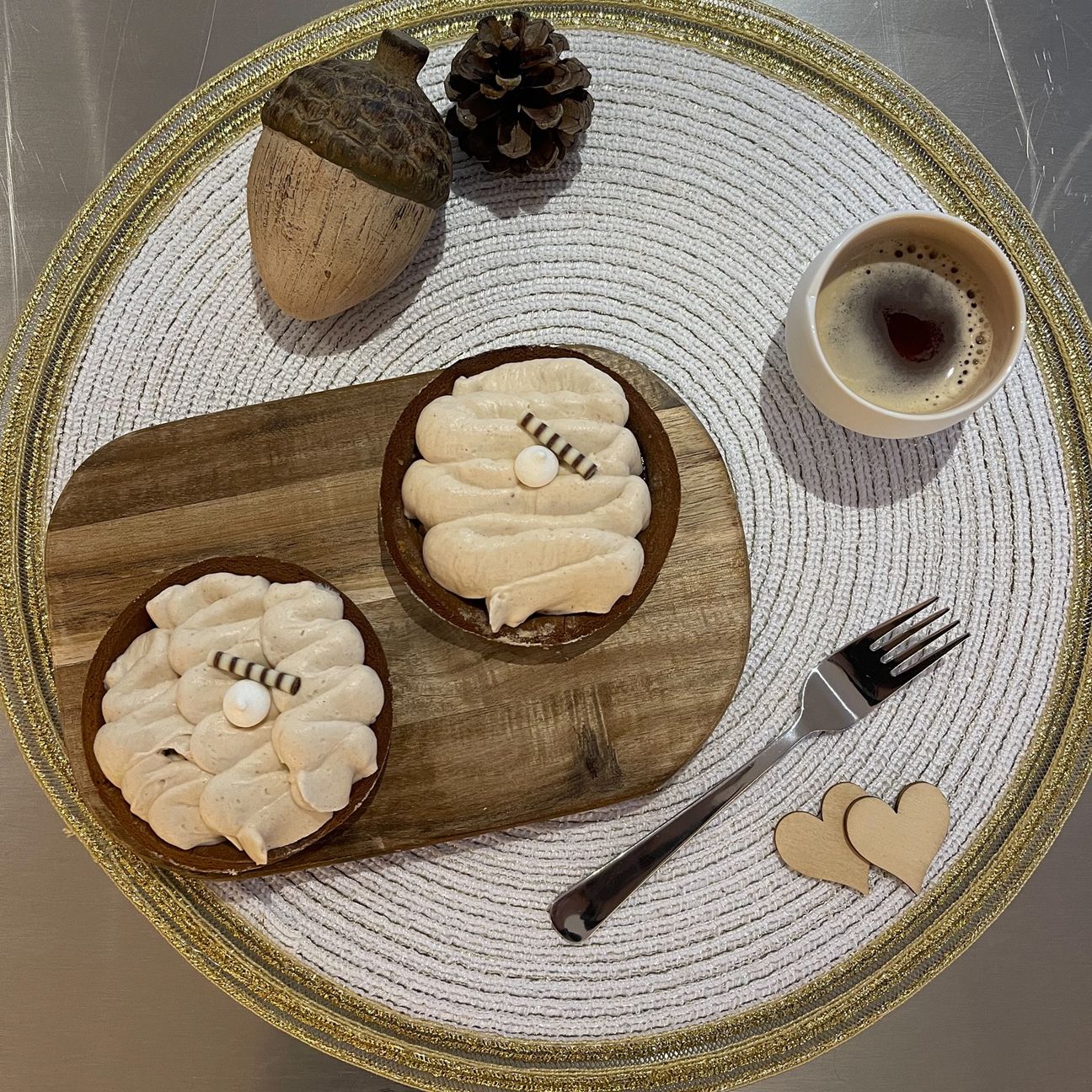 Crostatine alle castagne, senza glutine e senza lattosio