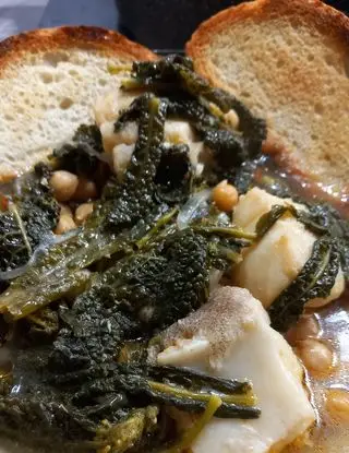 Ricetta Zuppa di cavolo nero, ceci e baccalà di gianna205