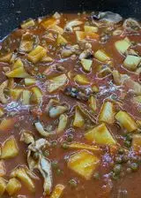 Ricetta Seppie piselli e patate al sugo