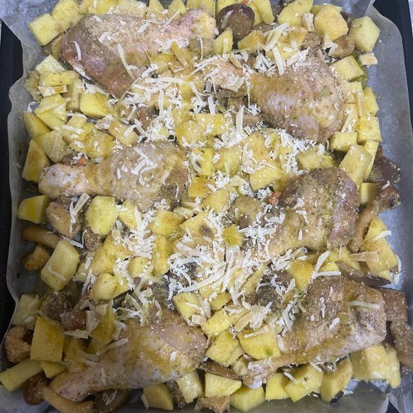 Pollo al forno con patate e porcini Al.Ta Cucina elvira77