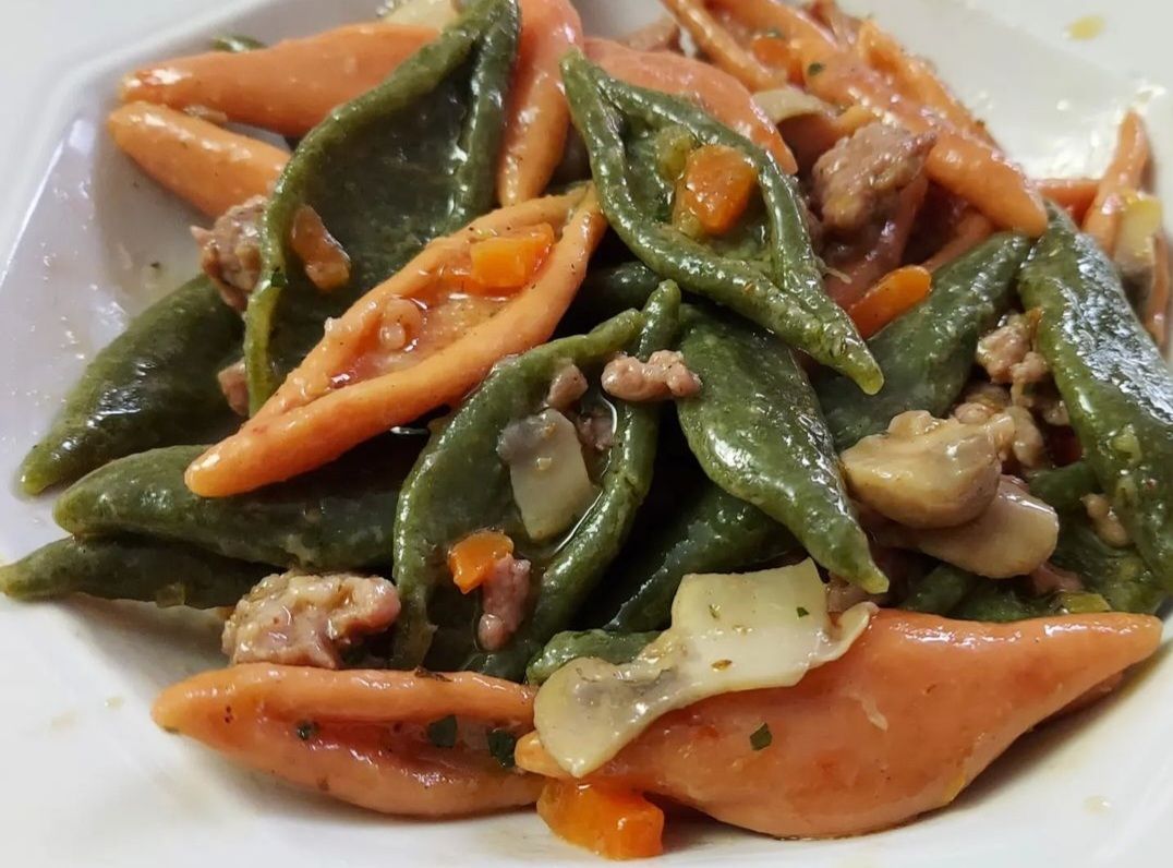 Foglie d'ulivo di pasta fresca
