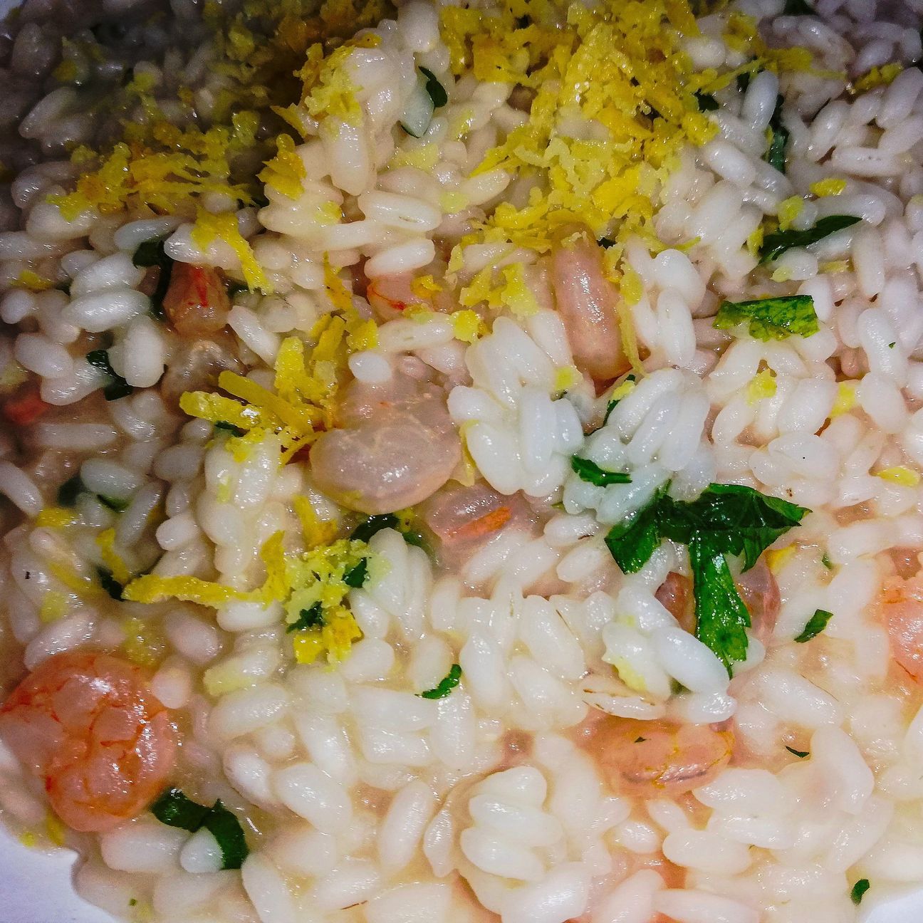 Risotto limone e gamberetti