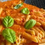 Ricetta Penne rigate con crema di peperoni