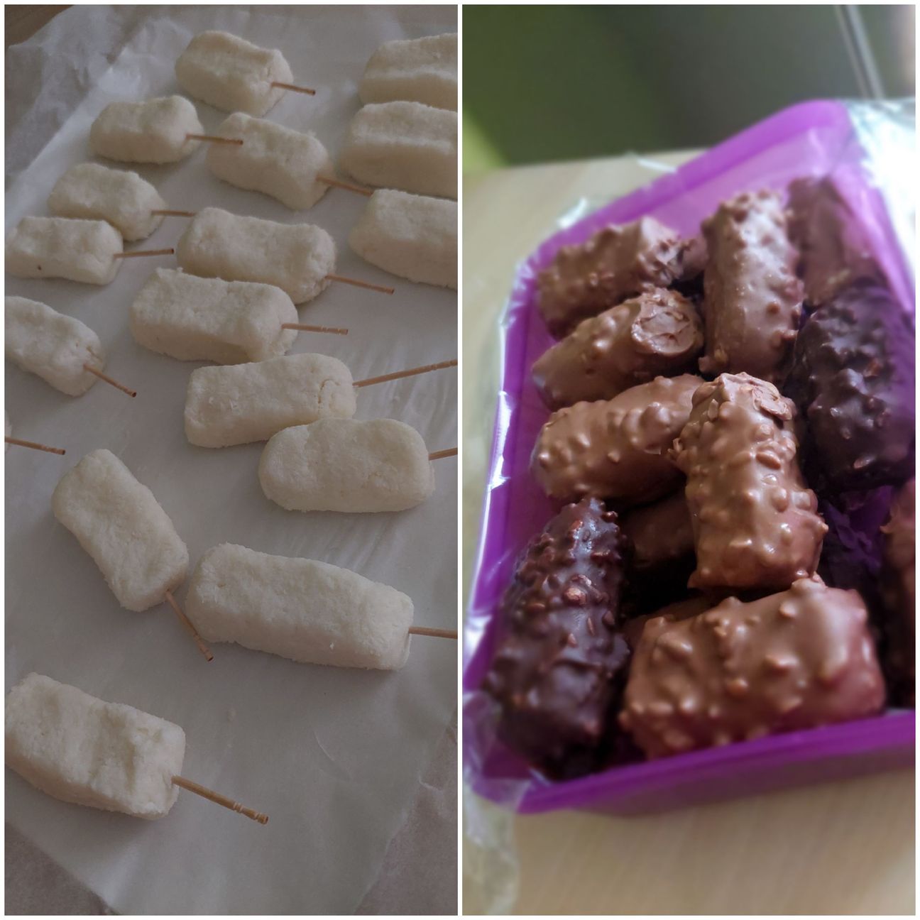 Barrette ricotta e cocco