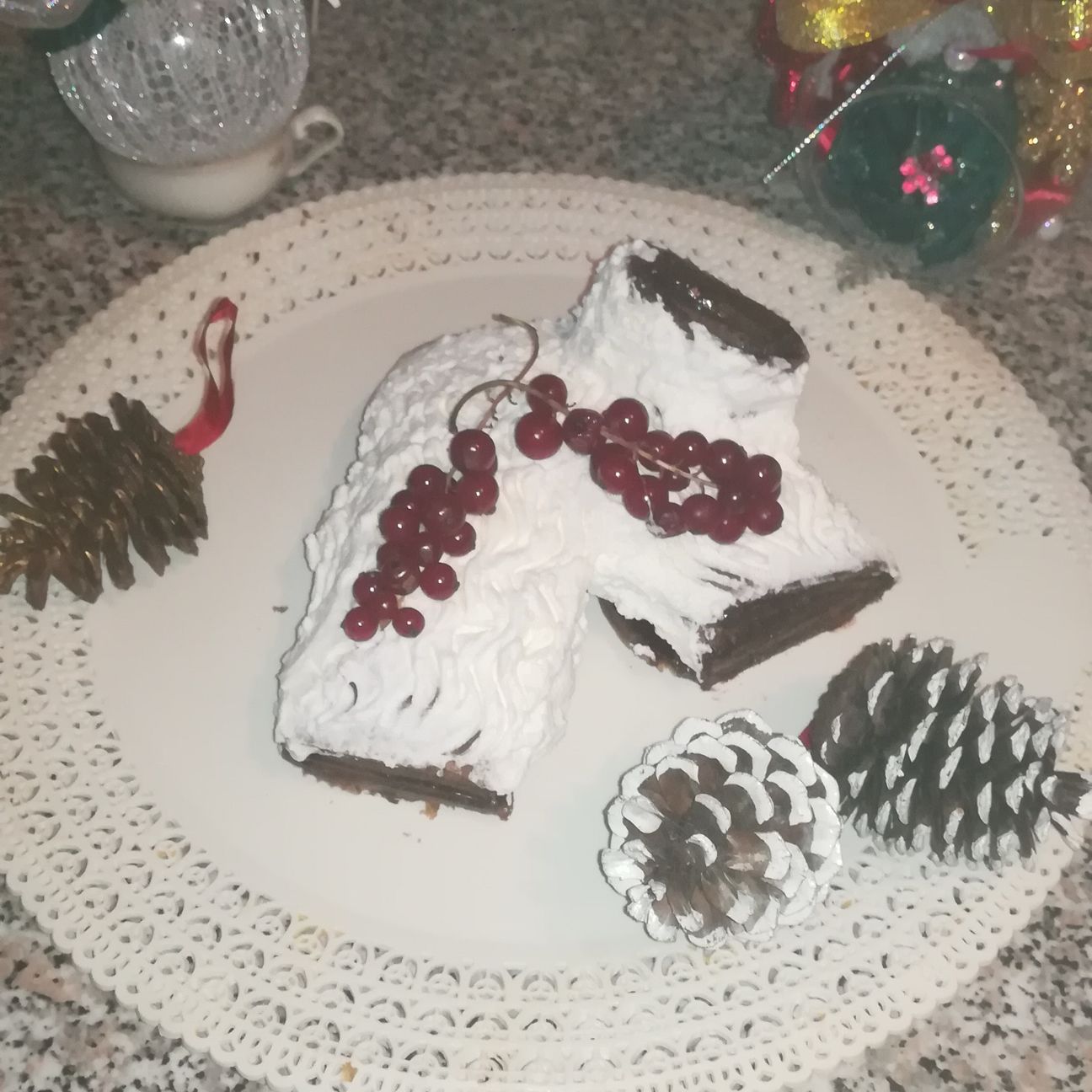 Mini tronchetto di natale