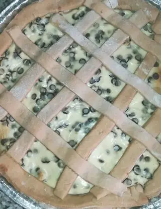 Ricetta Crostata di ricotta e gocce di cioccolato di giorgia.battaglia