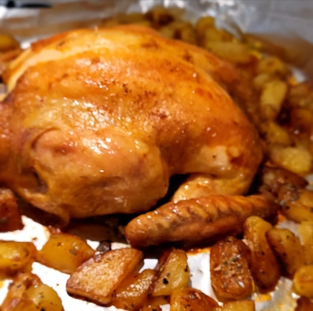 Pollo allo spiedo a modo mio