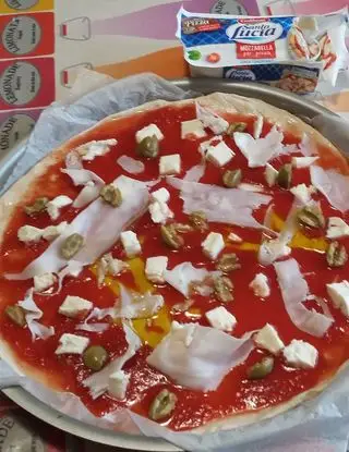 Ricetta Pizza alla farina di castagne con lardo locale ed olive di danielanovelliorsi