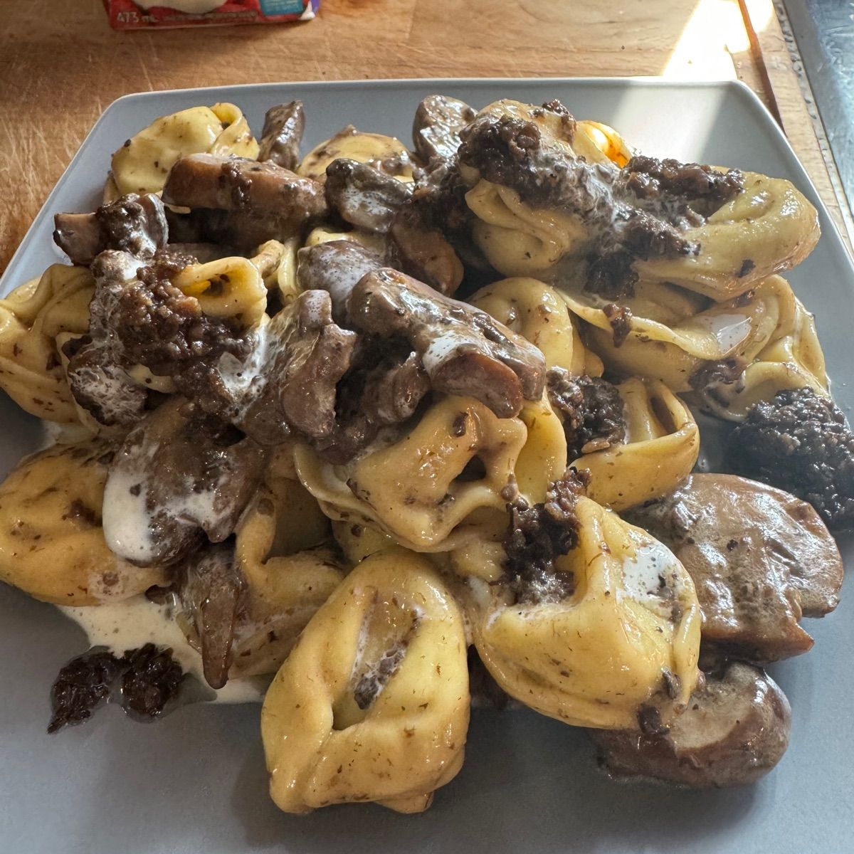 TORTELLINI 🍄 FUNGHI PANNA E CREMA DI TARTUFO ☺️