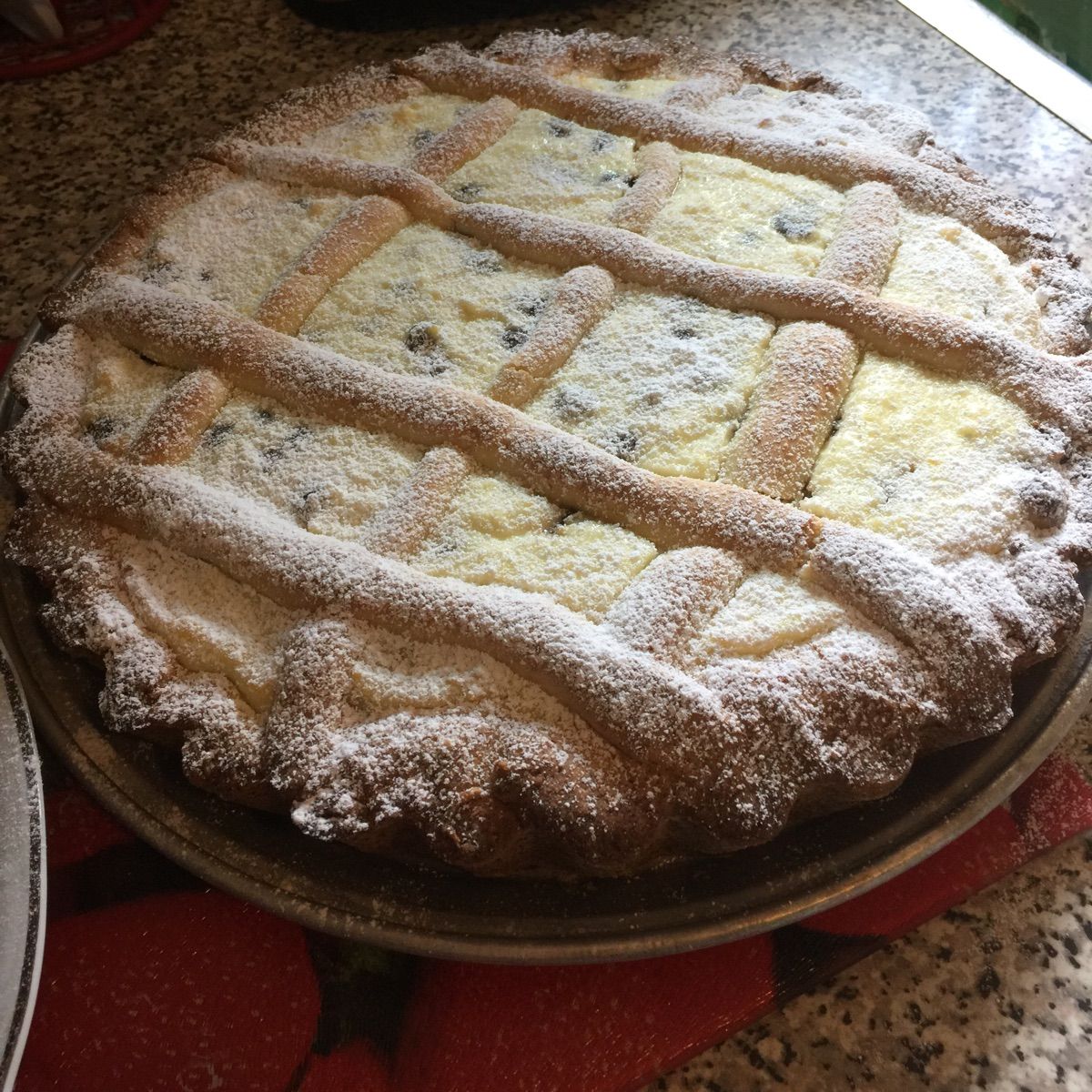 CROSTA DI RICOTTA CON GOCCIE DI CIOCCOLATO ☺️