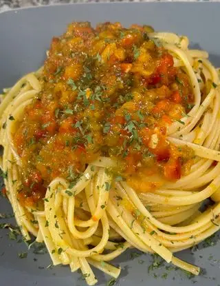 Ricetta SPAGHETTI E PEPERONI ARROSTITI 😊 di sborlininina40