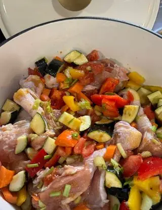 Ricetta POLLO PROFUMATO DI VERDURE 🍗 di sborlininina40