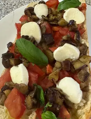 Ricetta BRUSCHETTA CON MELANZANE 🍆E POMODORO 🍅🤤 di sborlininina40