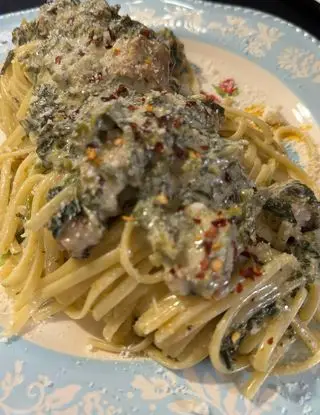 Ricetta Cime di rapa salsiccia e panna ☺️ di sborlininina40