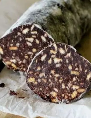 Ricetta Salame al cioccolato senza uova di _lidia_noce_di_burro_