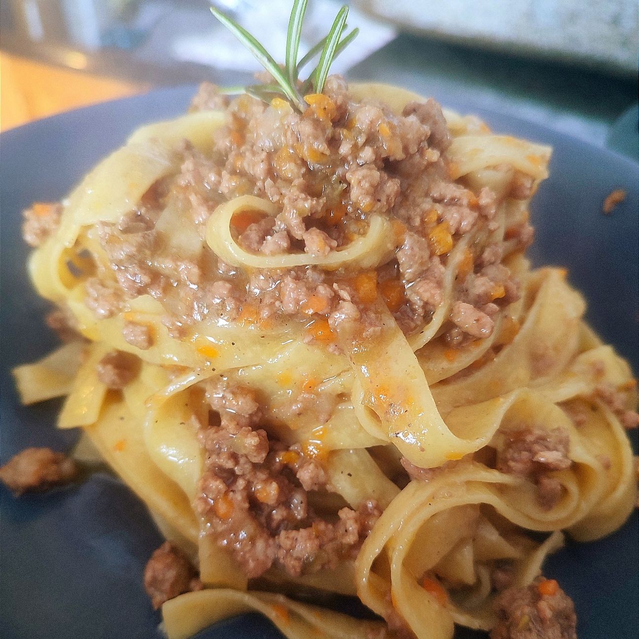 Tagliatelle al ragù bianco