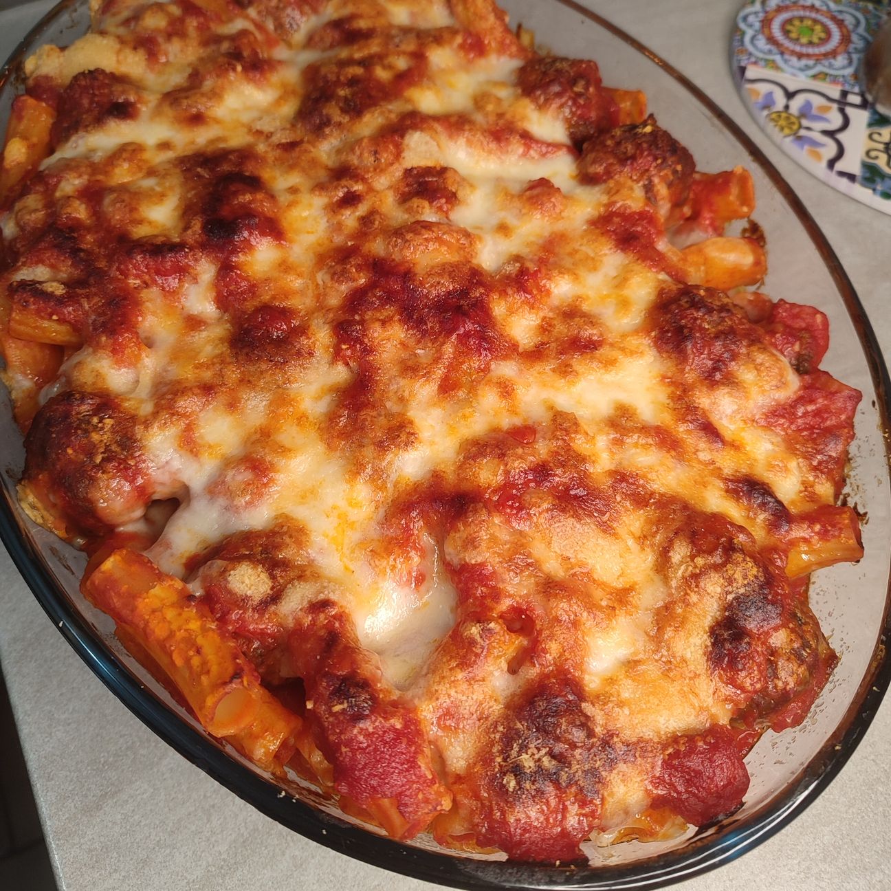 Pasta al forno con polpettine